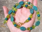 chrysocolla,necklace